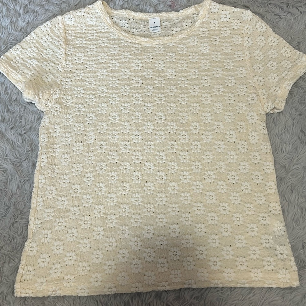Old Navy flowered blouse